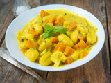 Curry de légumes aux gnocchis