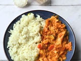 Curry de poulet au gingembre sauce tomate au gingembre