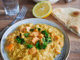 Dahl lentilles corail et patates douces