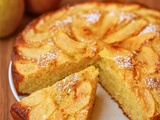 Gâteau aux pommes de ma grand-mère (version sans lactose et allégée en sucre)