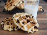 Gaufre cookies aux pépites chocolat noir (sans lactose)