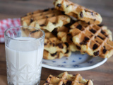 Gaufre cookies pépites chocolat au lait