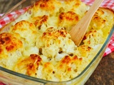 Gratin de chou-fleur et pommes de terre, bien consistant