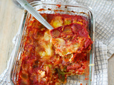 Gratin de ravioles sauce tomate