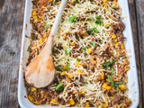 Gratin quinoa viande hachée à la Mexicaine