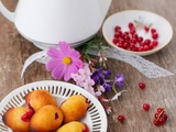 Madeleines aux groseilles