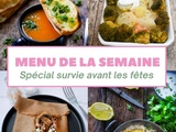 Menus de la semaine “survie” juste avant les fêtes