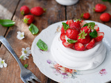 Mini pavlova fraises