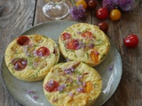 Mini quiches sans pâte aux tomates cerises