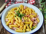 Pâtes aux lardons