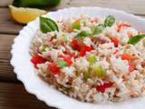 Salade de riz thon poivrons