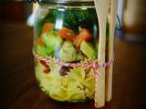 Salade en bocal : le top pour emmener son lunch bag