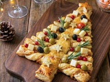 Sapin feuilleté à grignoter pour l’apéro