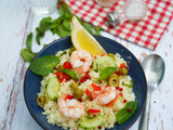 Taboulé aux crevettes