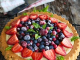 Tarte renversée aux fruits rouges