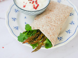 Wraps aux asperges grillées à l’aifryer