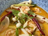 Authentique Tom Yum – Soupe à la Citronnelle et Aux Crevettes