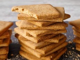 Biscuits type Graham maison sans gluten et vegan