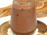 Chocolat glacé au lait d’amande, sans sucre