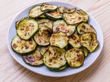 Courgettes au air fryer