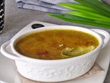 Crème brûlée au pandan sans gluten et sans lactose