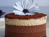 Gâteau mousse au chocolat vegan à 3 couches