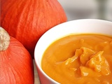 Purée de courge sans gluten maison au potimarron