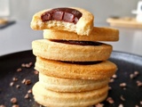 Sablés sans gluten fourrés à la ganache
