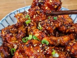 Spicy tenders de poulet coréens