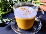 Cappuccino glacé de carottes au curry