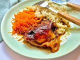Cuisses de poulet au miel et sauce soja