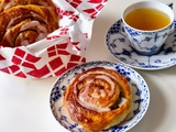 Kanelsnegle, roulés à la cannelle danois