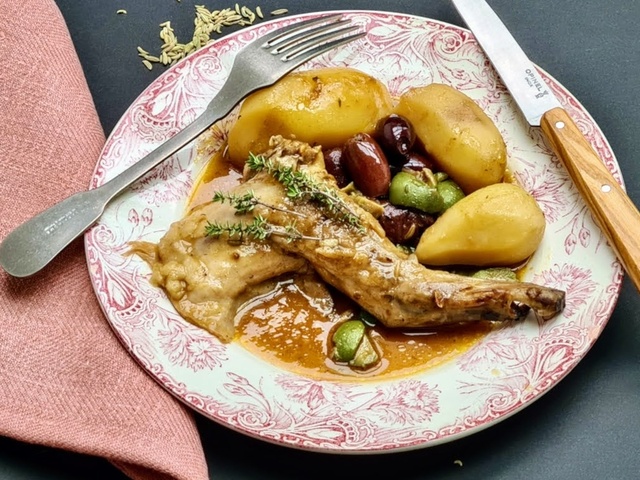 Recettes de Lapin aux olives de mariatotal.com
