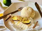 Papillotes de poisson à la citronnelle