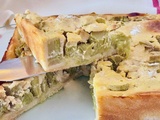 Quiche à la rhubarbe