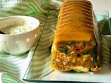 Terrine de poulet aux légumes et herbes