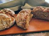 Wheaten bread, pain de froment aux flocons d’avoine