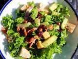 Multi vitamins salad ! kale, cranberries and pecans / salade super-vitaminée : chou kale, cranberries,noix de pécan