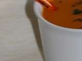 Thème d'octobre : potage carotte-orange-sésame