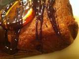 Cake Orange, huile d’olive et ganache de chocolat...
Un classique revisité