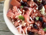 Salade de pastèque, feta & olives