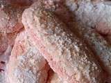 Biscuits cuillères roses pour la lutte contre le cancer du sein