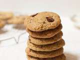 Cookies matcha chocolat framboises