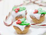 Cupcakes houx – Noël