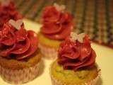 Cupcakes Kinder®,Milka®et Fraise Litchi :)