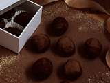 Truffes Chocolat, Purée de Châtaignes, Fleur de Sel et Tonka