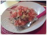 Salade à la sardine tomate et concombre
