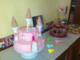 Gâteau château de princesse (pour le premier anniversaire de ma petite)