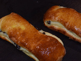 Brioche suisse à la crème pâtissière et pépites de chocolat