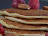Pancakes aux amandes et fleur d'oranger
